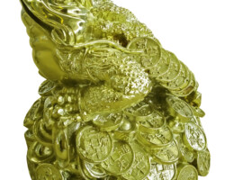 Statue coated in PVD titanium gold coating Statue coated in PVD titanium gold coating