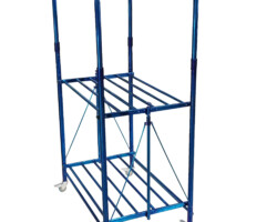 Drying rack coated in pvd titanium blue coating Drying rack coated in pvd titanium blue coating