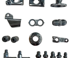 Motor accessories in pvd titanium black coating PVD Titanium Black Coating