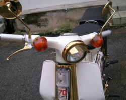 Motor accessories in pvd gold color PVD Titanium Gold Coating