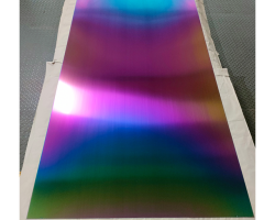 Stainless steel plate in pvd rainbow coating PVD Titanium Rainbow Coating