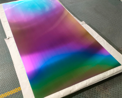 Stainless steel plate in pvd rainbow coating PVD Titanium Rainbow Coating