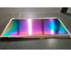 Stainless steel plate in pvd rainbow coating PVD Titanium Rainbow Coating