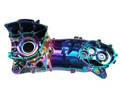 Automotive accessories coated in rainbow color Automotive accessories coated in rainbow color