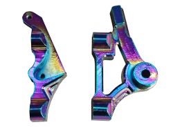 Automotive accessories coated in rainbow color Automotive accessories coated in rainbow color