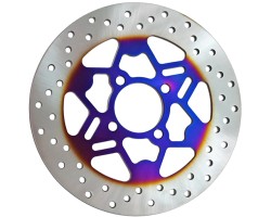 Automotive accessories in pvd blue color. Automotive accessories in pvd blue color.