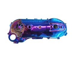 Automotive accessories in pvd blue color. Automotive accessories in pvd blue color.