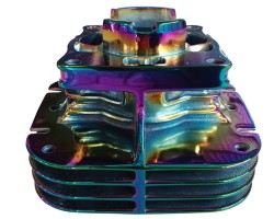 Automotive accessories coated in pvd rainbow coating Automotive accessories coated in pvd rainbow coating