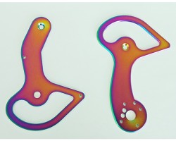 Accessories coated in PVD Titanium Rainbow Coating