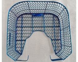 Motor accessories in blue color.