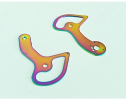 Accessories coated in PVD Titanium Rainbow Coating