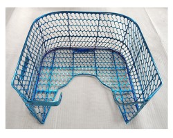 Motor accessories in blue color.