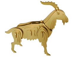 Statue in gold color.