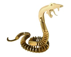 Statue in gold color.