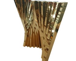 Furniture coated in PVD Titanium Gold Furniture coated in PVD Titanium Gold