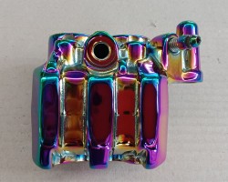 Automotive accessories in pvd titanium rainbow