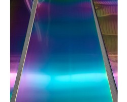 Stainless steel plate in pvd titanium rainbow coating Stainless steel plate in pvd titanium rainbow coating