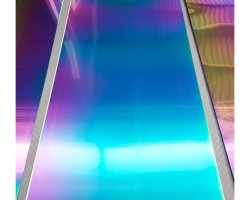 Stainless steel plate in pvd titanium rainbow coating Stainless steel plate in pvd titanium rainbow coating