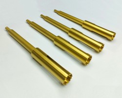 Custom tools coated in PVD Titanium Nitride (TiN) Custom tools coated in PVD Titanium Nitride (TiN)