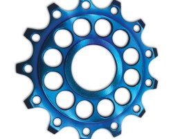 Motor accessories coated via PVD titanium blue. Motor accessories coated via PVD titanium blue.