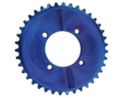 Motor accessories coated via PVD titanium blue. Motor accessories coated via PVD titanium blue.