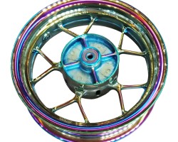 Rims stand out with professional PVD Titanium Rainbow Coating Rims stand out with professional PVD Titanium Rainbow Coating