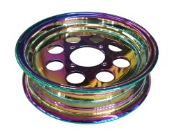 Rims stand out with professional PVD Titanium Rainbow Coating Rims stand out with professional PVD Titanium Rainbow Coating