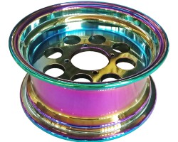 Rims stand out with professional PVD Titanium Rainbow Coating Rims stand out with professional PVD Titanium Rainbow Coating