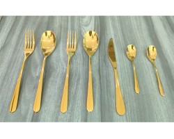PVD Hard Coating - Titanium Nitride(TiN) on flatware PVD Hard Coating - Titanium Nitride(TiN) on flatware