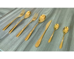 PVD Hard Coating - Titanium Nitride(TiN) on flatware PVD Hard Coating - Titanium Nitride(TiN) on flatware