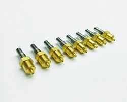 Custom tools coated in Titanium Nitride (TiN) Custom tools coated in Titanium Nitride (TiN)
