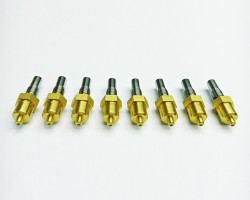 Custom tools coated in Titanium Nitride (TiN) Custom tools coated in Titanium Nitride (TiN)