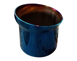 Exhaust pipe coated in PVD Titanium Blue Coating Exhaust pipe coated in PVD Titanium Blue Coating
