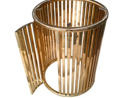 Basket coated in PVD Titanium Coating Basket coated in PVD Titanium Coating