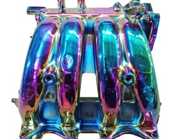 Automotive parts coated in PVD Titanium Rainbow Automotive parts coated in PVD Titanium Rainbow