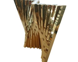 Furniture coated in PVD Titanium Gold coating Furniture coated in PVD Titanium Gold coating