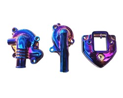 Automotive parts in PVD Titanium Blue Coating Automotive parts in PVD Titanium Blue Coating