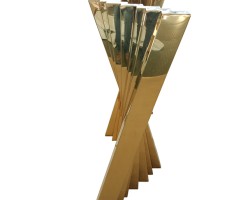 Furniture coated in PVD Titanium Gold coating Furniture coated in PVD Titanium Gold coating