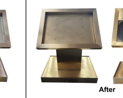 A premium masterpiece with our PVD Titanium Gold Coating A premium masterpiece with our PVD Titanium Gold Coating