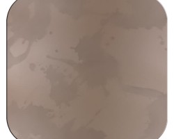 Burnt Finish Stainless Steel Surface (plate) Burnt Finish Stainless Steel Surface (plate)