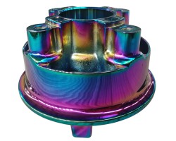 Automotive part coated in pvd rainbow coating Automotive part coated in pvd rainbow coating