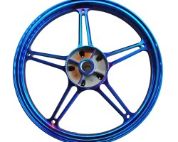 Motor accessories coated in PVD Titanium Blue Coating Motor accessories coated in PVD Titanium Blue Coating
