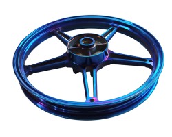 Motor accessories coated in PVD Titanium Blue Coating Motor accessories coated in PVD Titanium Blue Coating