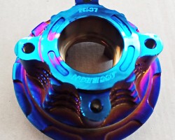 Automotive part coated in pvd rainbow coating Automotive part coated in pvd rainbow coating