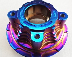 Automotive part coated in pvd rainbow coating Automotive part coated in pvd rainbow coating