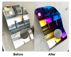 Enhance the look of motorcycle parts with PVD Titanium Blue Coating Enhance the look of motorcycle parts with PVD Titanium Blue Coating